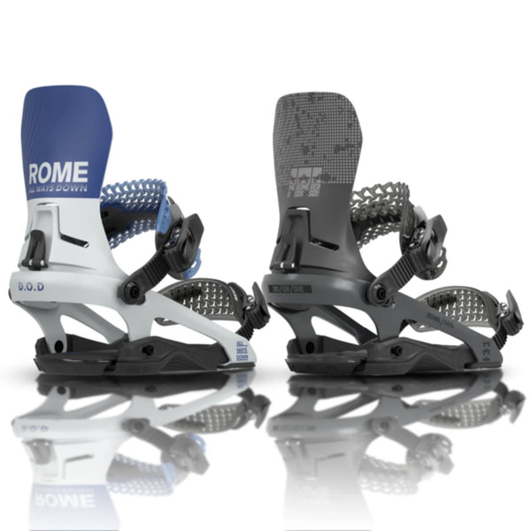 Rome D.O.D Snowboard Bindings - Men's 2025 | Adaptable Power for Park and All-Mountain Adventures