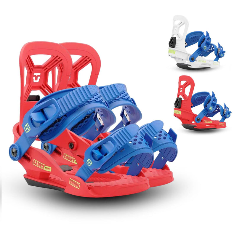 Union Cadet Mini Snowboard Bindings - Kids' 2025 | Designed for maximum performance and comfort as they learn the ropes