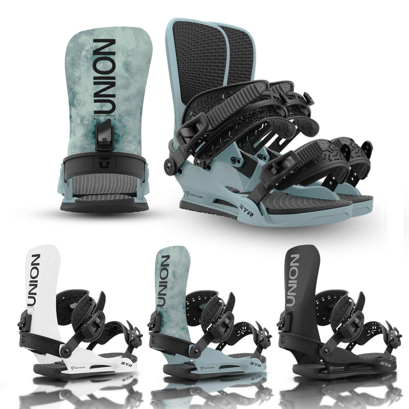 Union STR Snowboard Bindings - Men's 2025 | Level Up Your Ride: Gear for Beginner to Intermediate Snowboarders Ready to Advance