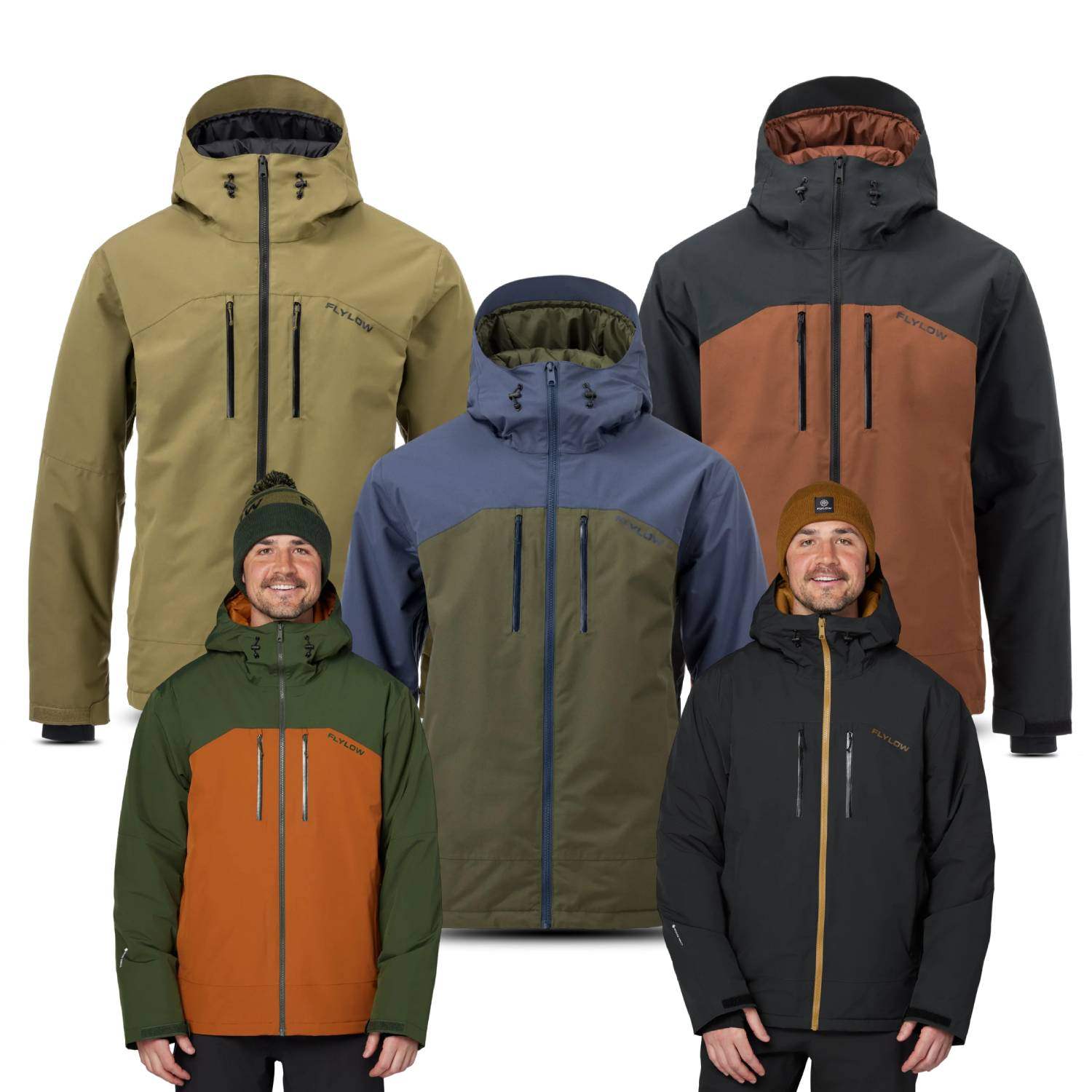FlyLow Men's Roswell Lightly Insulated Two Layer Shell Jacket | Ridge ...