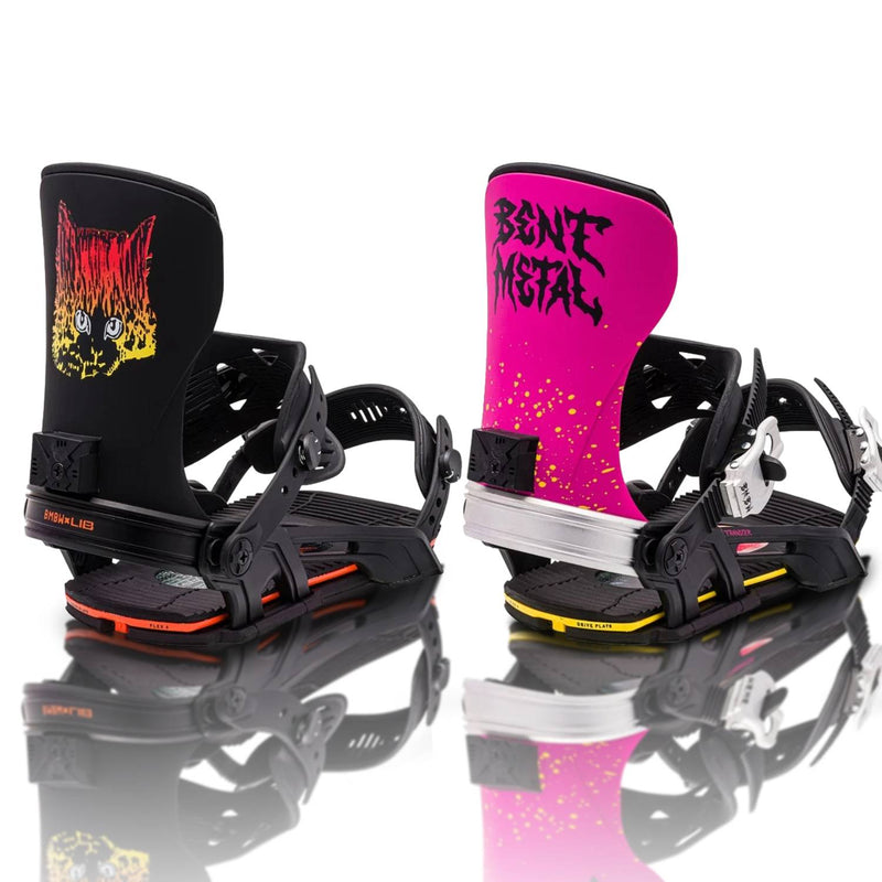 Bent Metal Transfer Snowboard Bindings – High-Performance Bindings for Precision and Comfort