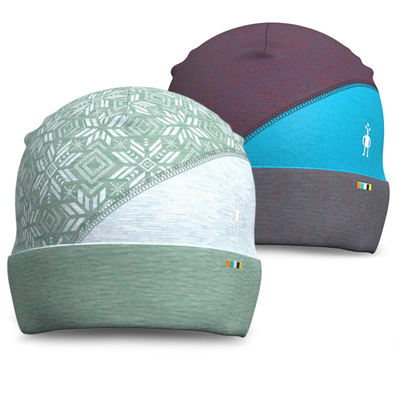 Smartwool Thermal Merino Colorblock Beanie - Double-Layered ZQ-Certified Merino Wool Beanie for Warmth and Performance