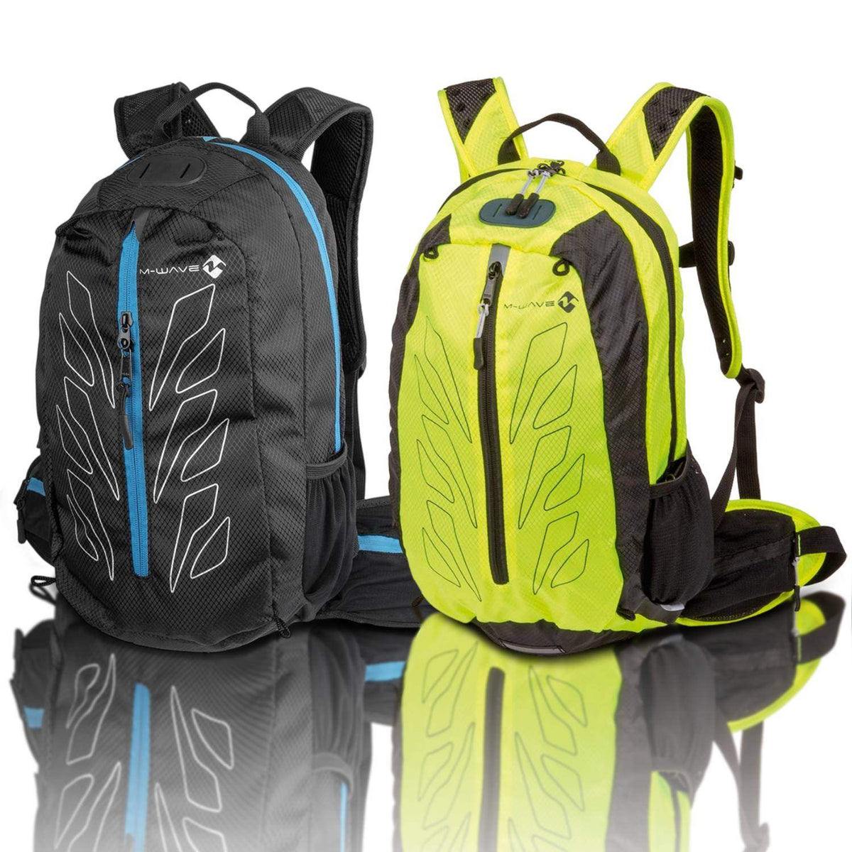 M-Wave Rough Ride 15L Hydration Bag w/o Bladder: All-Weather Backpack with Rain Cover & Insulated Compartment