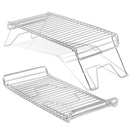 GSI Outdoors Folding Campfire Heavy-Duty Welded Stainless Steel Grill