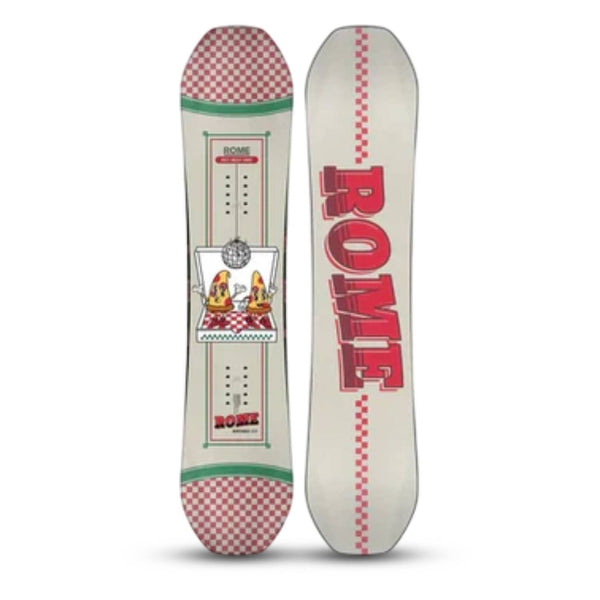 Rome Mini Shred Snowboard - Kids' 2025 | Beginner-Friendly w/ Soft Flex, Catch-Free Design, and Lightweight Construction