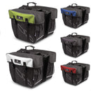 M-Wave Amsterdam 30L Pannier Bag Durable Backpack with Reflective Stripes & QR Code Access