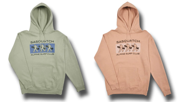 Sasquatch ASC Hoodie in Dusty Sage | Cozy and Stylish Medium Fit Hoodie for Everyday Comfort and Outdoor Adventures