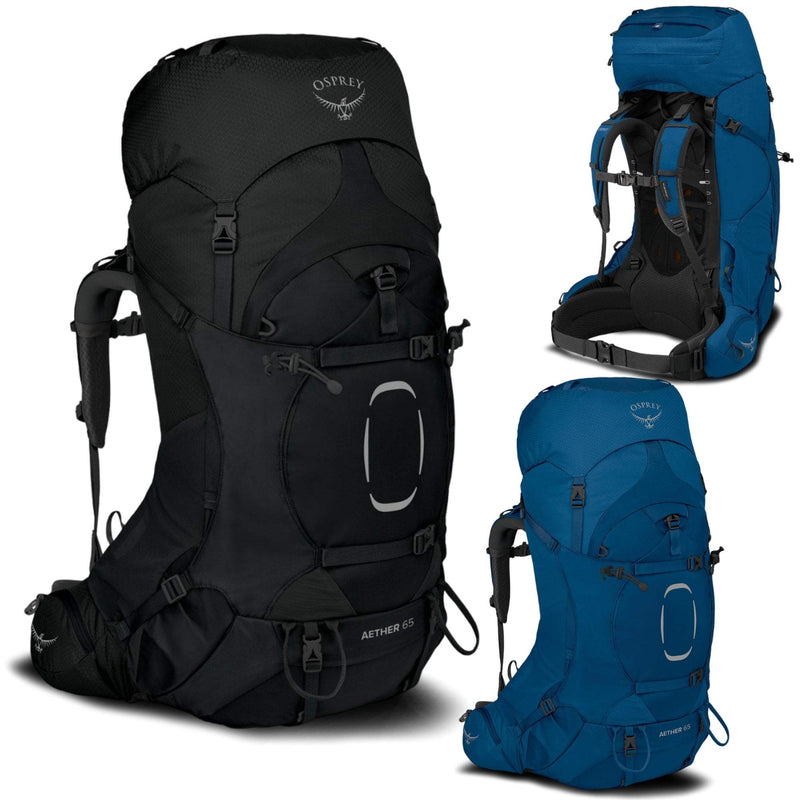 Osprey Aether 55L & Aether 65L Men's Backpacking Pack Osprey Aether 55L & Aether 65L Men's Backpacking Pack