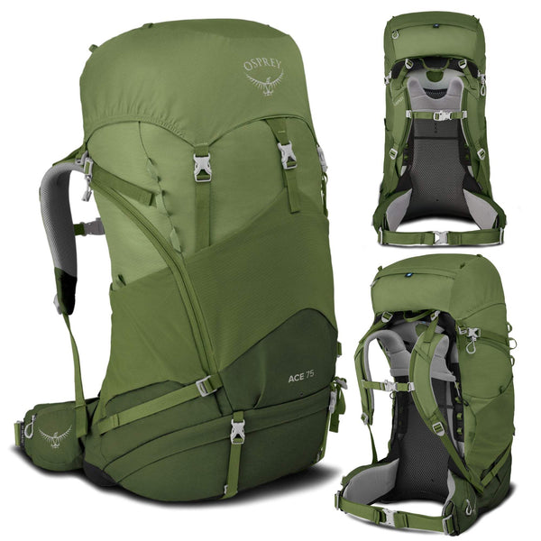 osprey backpack 75 Osprey Ace 75 Venture Green O/S