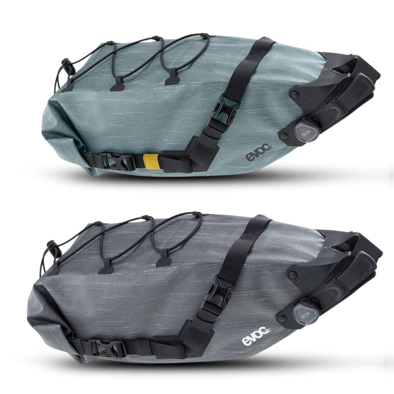 EVOC Waterproof Seat Bag - Waterproof, Large-Capacity Saddle Bag with Secure Compression Straps