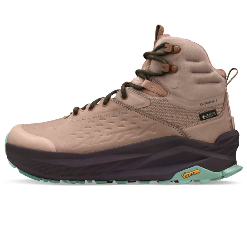 Altra Olympus 6 Hike Mid GTX Women's Hiking Boot – Waterproof, Zero Drop, Max Cushion, Vibram Megagrip Outsole