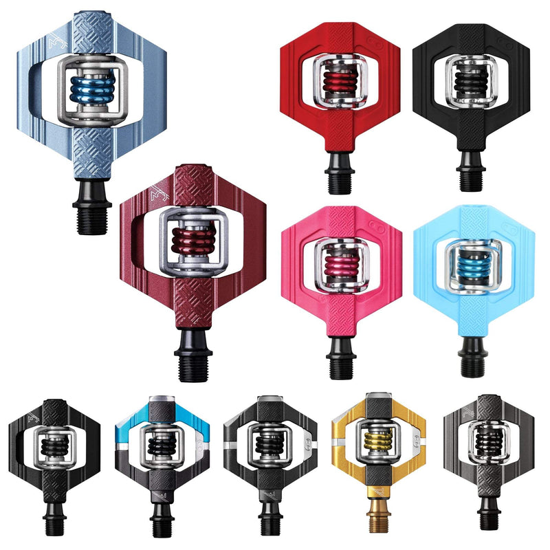 crankbrothers gravel pedal Crankbrothers Candy Clip-In MTB Bike Pedal - Gravel/XC/Trail Lightweight Bicycle Pedal, 4 Sided Entry, Customizable Float, Premium Bearings