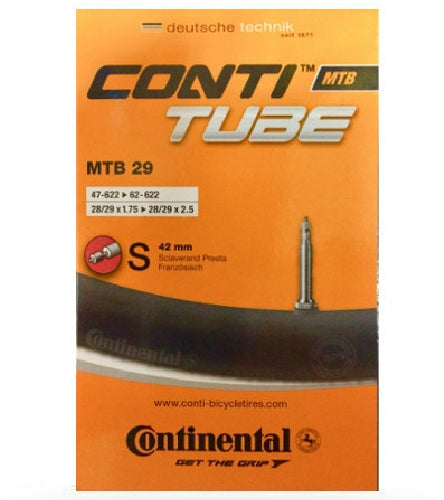 Continental Tube 26 x 1.75-2.5 – 42mm Presta Valve, Reliable Inner Tube for Mountain and Hybrid Bikes