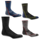 Darn Tough 1972 Light Hiker Micro Crew Lightweight Socks - Men's - Breathable Merino Wool, Lightweight Cushion, Seamless Comfort for Hiking