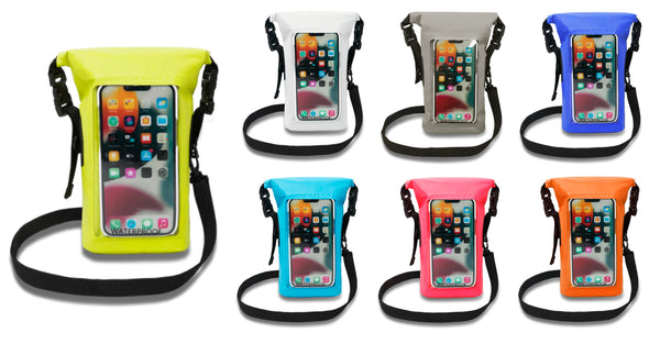 Geckobrands Waterproof 2 Compartment Phone Tote Dry Bag Case