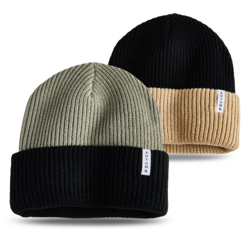 Autumn Blocked Youth Beanie