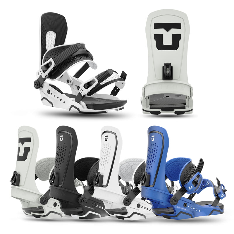 Union Force Snowboard Bindings - Men's 2025 | Versatile Ride Feel: Smooth and Responsive for Any Rider, Condition, and Terrain