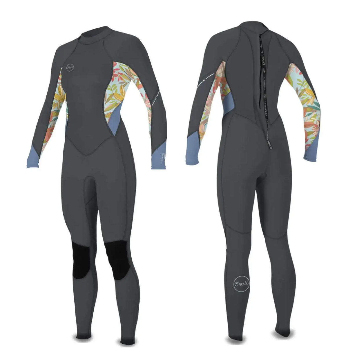 O'Neill Bahia 3/2MM Back Zip Full Women's Wetsuit – Flexible, Warm, and Durable for Surfing & Water Sports
