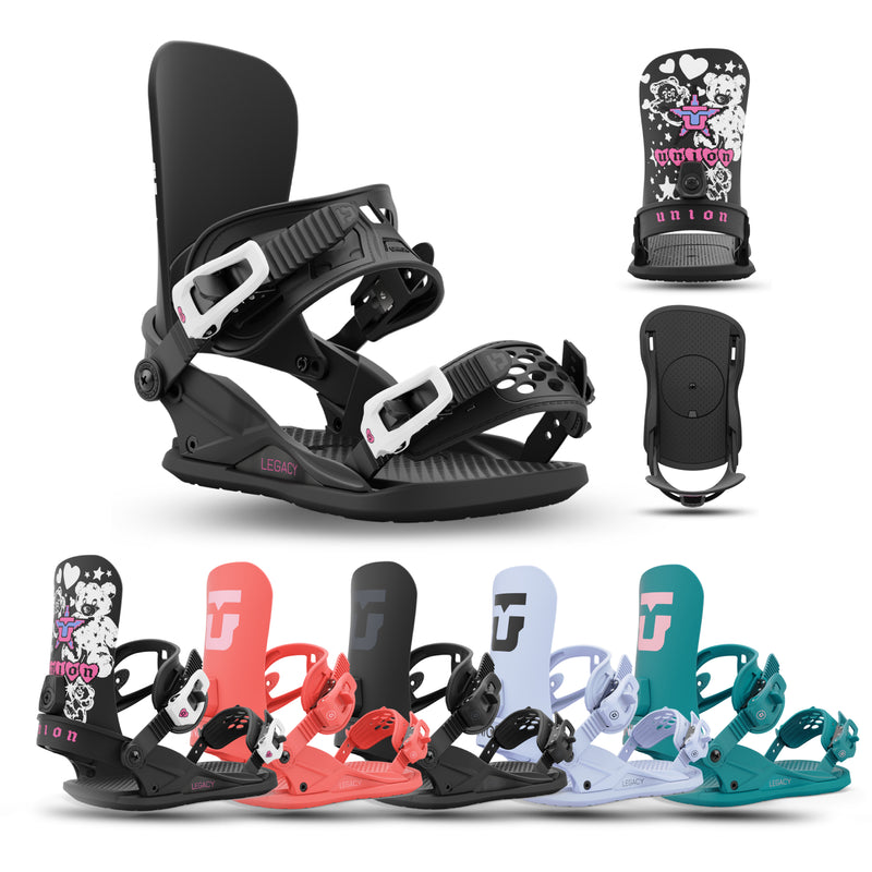 Union Legacy Snowboard Bindings - Women's 2025 | Designed for Your Most Extreme Freestyle Moves