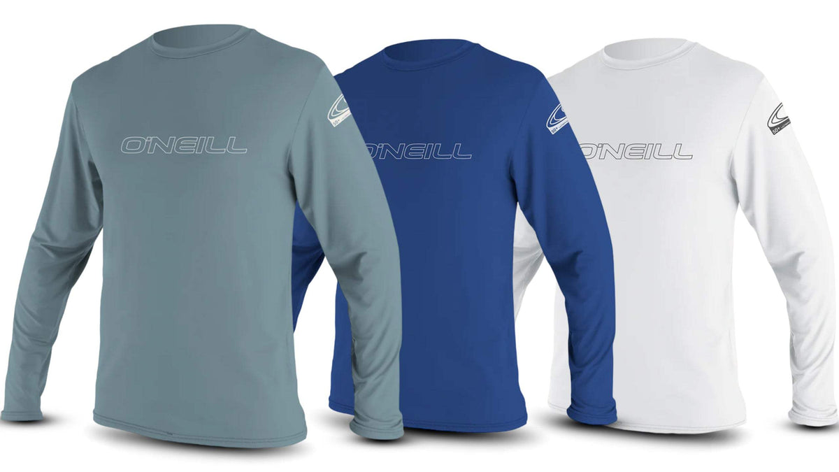 O'Neill Basic Skins UPF 50+ Long Sleeve Men's Sun Shirt – Lightweight, Breathable & Sun Protection for Outdoor Adventures