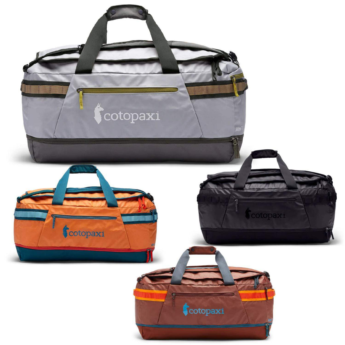 Cotopaxi Allpa Duffel Bag 70L - Recycled Fabric Expedition Duffel with Removable Backpack Straps and Organizational Compartments
