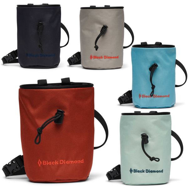 Black Diamond Mojo Chalk Bag – Durable and Functional Chalk Bag for Climbers in Various Colors