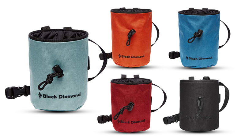 Black Diamond Mojo Chalk Bag – Astral Blue, Medium/Large, Durable and Functional for Climbers