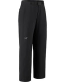 Arc'teryx Nia Pant Women's in Black – barrel-leg softshell hiking pant