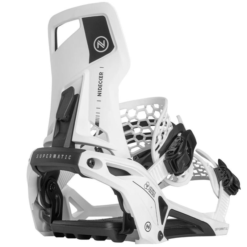 Nidecker Supermatic Snowboard Bindings - Unisex 2025 | Lightning-fast entry and response.