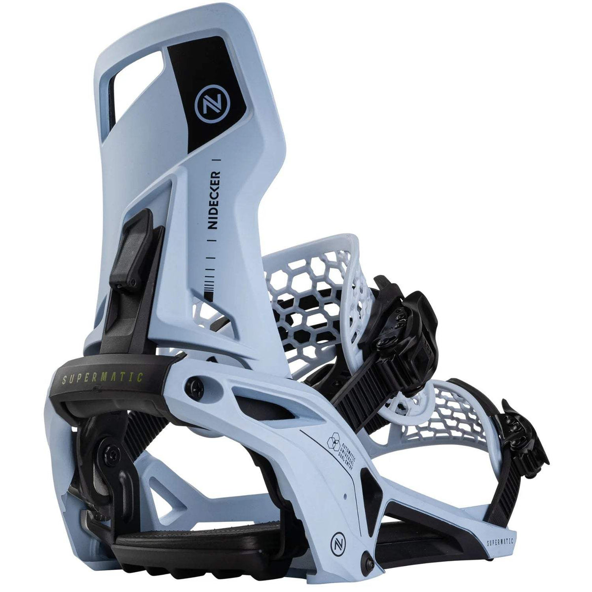 Amazon | 【国内正規品】 ナイデッカー NIDECKER スノーボードバインディング メンズ SUPERMATIC BLACK  23-24モデル | ナイデッカー | ビンディング