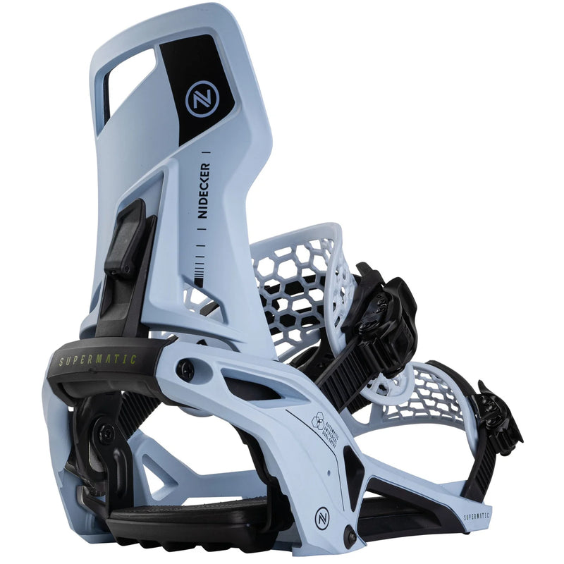 Nidecker Supermatic Snowboard Bindings - Unisex 2025 | Lightning-fast entry and response.