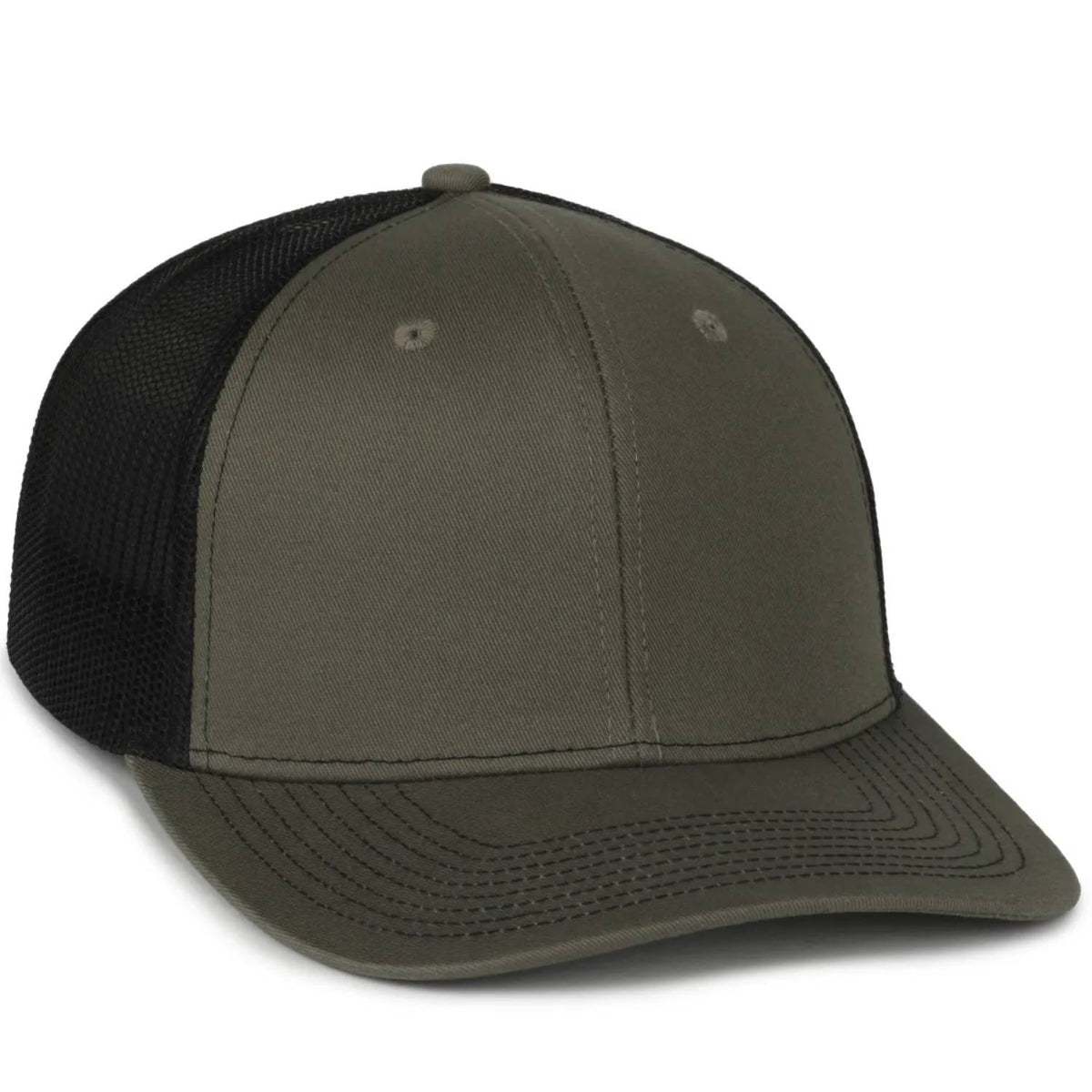 Outdoor Cap OC771 Premium Modern Trucker Cap – Pro Round Crown, Mesh Back, Structured Fit, Adjustable Snapback