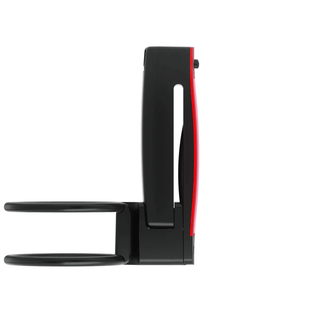 Knog Plus Rear Light: Sleek Black Design with Advanced Features for Enhanced Bicycle Safety and Visibility