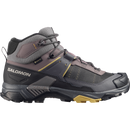 Salomon X Ultra 5 Mid Wide GORE-TEX men's hiking boot in DARK GULL GRAY/ASPHALT/WILLOW