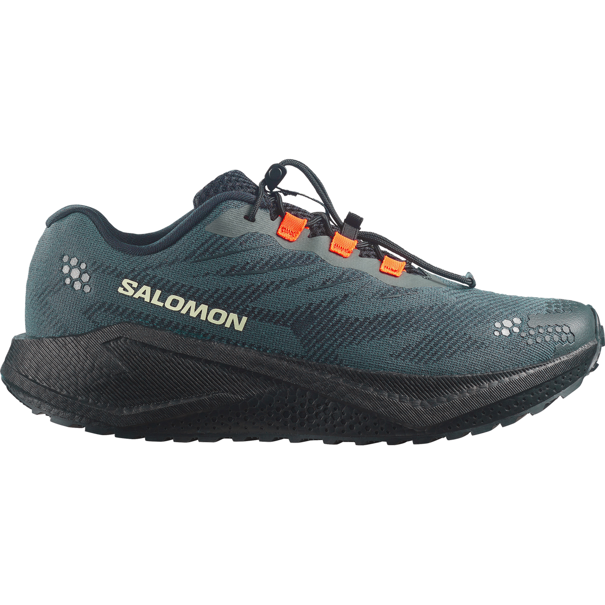 Salomon Aero Blaze 4 GRVL men's gravel running shoe in URBAN CHIC/BLACK/LIME CREAM