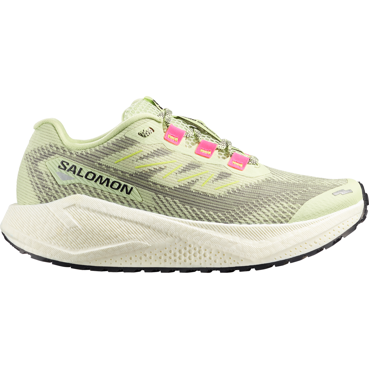 Salomon Aero Blaze 3 GRVL women's gravel running shoe in BUTTERFLY/KNOCKOUT PINK/BLACK