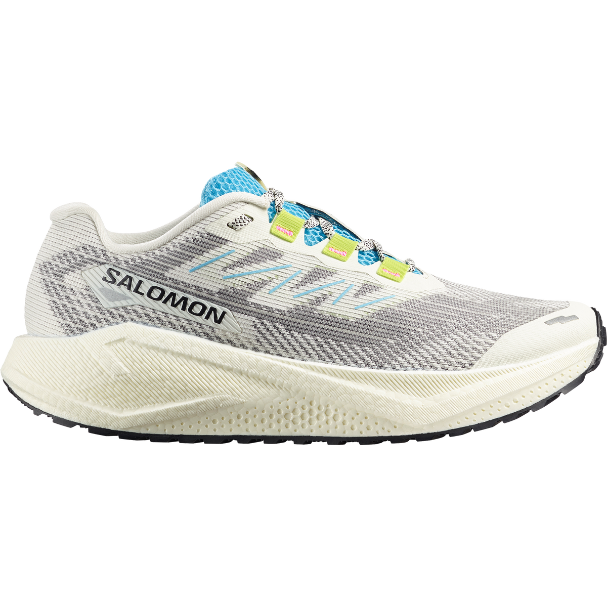 Salomon Aero Blaze 3 GRVL men's gravel running shoe in VANILLA ICE/OJOS DEL SALAR/BLACK