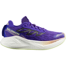 Salomon Aero Glide 4 women's road running shoe in Deep Blue/White/Butterfly