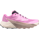 Salomon Pulsar women's trail running shoe in CYCLAMEN/VANILLA ICE/ETHEREA - side view