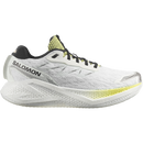 Salomon Aero Glide 4 men's road running shoe in White/Sunny Lime/Black