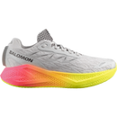 Salomon Aero Glide 4 men's road running shoe in Gray Violet/Safety Yellow/Black