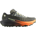 Salomon Ultra Glide 4 men's trail running shoe in URBAN CHIC/BLACK/LIME CREAM - side view
