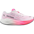 Salomon Aero Blaze 4 women's road running shoe in White / Knockout Pink / Black