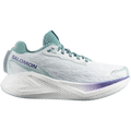 Salomon Aero Glide 4 women's road running shoe in Ancient Water/White/Oil Blue