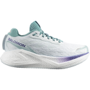 Salomon Aero Glide 4 women's road running shoe in Ancient Water/White/Oil Blue