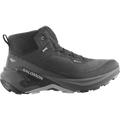 Salomon Genesis Mid GORE-TEX men's hiking boot in BLACK/ASPHALT/ALLOY