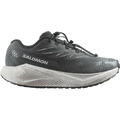 Salomon Aero Blaze 4 GRVL women's gravel running shoe in BLACK/SILVER CLOUD/BLACK