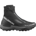 Salomon S/Lab Genesis Spine trail running shoe in BLACK/PEWTER/TRANSCEND BLUE - side view