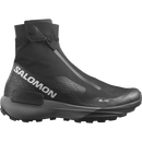 Salomon S/Lab Genesis Spine trail running shoe in BLACK/PEWTER/TRANSCEND BLUE - side view