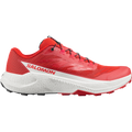 Salomon Pulsar men's trail running shoe in FIERY RED/VANILLA ICE/BLACK - side view